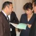 Avec Me Berton présentant le dossier à R Bachelot