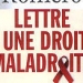 "Lettre à une droite maladroite"