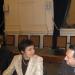 Avec la députée maire de Pau - fev 2009