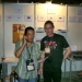 Avec Joël Vermont au Congrès sida à Toronto en 200