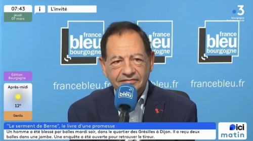 France Bleu Bourgogne 3Bourgogne #LeSerment2Berne livre d’une promesse.