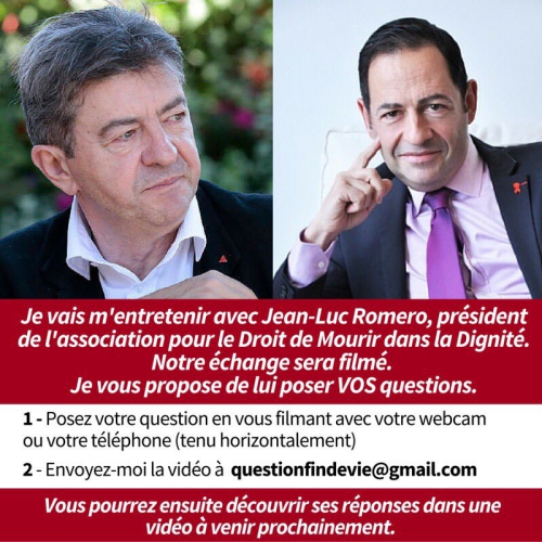 jean-luc mélenchon,jean-luc romero,admd,fin de vie,euthanasie,politique,france