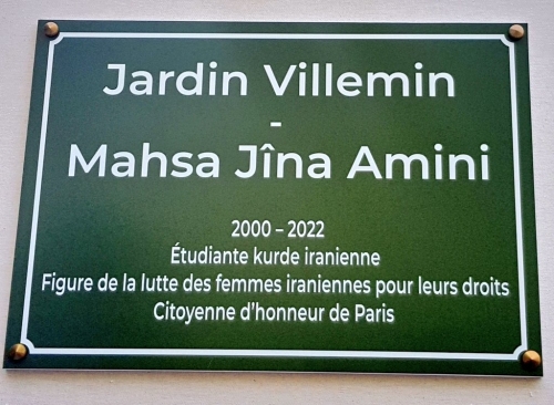 mahsa jina amini,jean luc romero michel,iran,paris