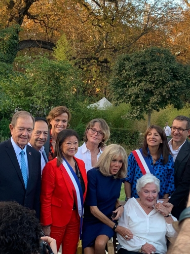 line renaud,jean luc romero michel,anne hidalgo,paris