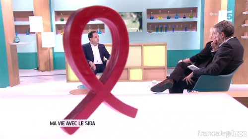 france 5,jean-luc romero,sida,aids,marina carrère d'encausse