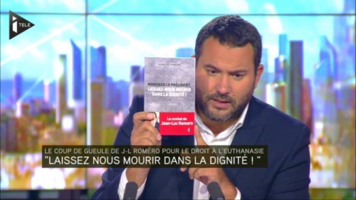 i-télé,jean-luc romero,bruce toussaint,politique,euthanasie