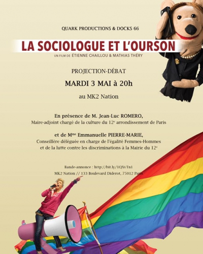 la sociologue et l'ourson,jean-luc romero,homophobie,paris