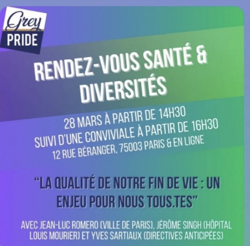 grey pride,jean luc romero michel,sante,admd