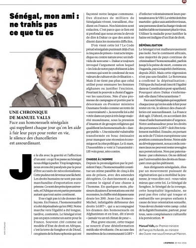 manuel  valls,jean luc romero michel,lgbtqia,senegal