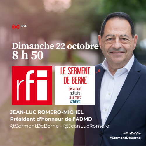 rfi,jean luc romero michel,euthanasie