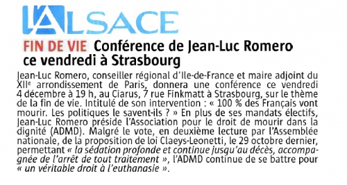 strasbourg,jean-luc romero,admd