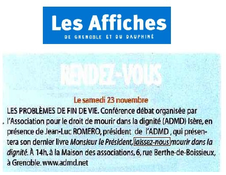 grenoble,jean-luc romero,admd,santé,politique,france,isère