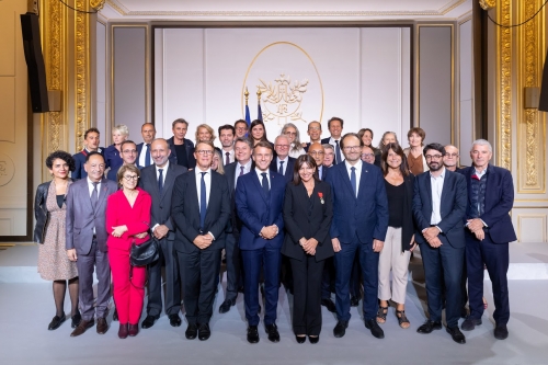 anne hidalgo,jean luc romero michel,emmanuel macron