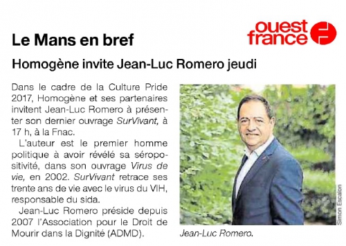 fnac,jean-luc romero,survivant,sida,elcs,sarthe