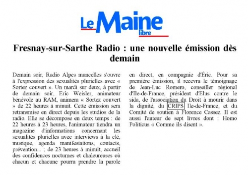 radio alpes mancelles,jean-luc romero,homopoliticus