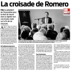 06 01 2015 Sud Ouest Romero ADMD.jpg