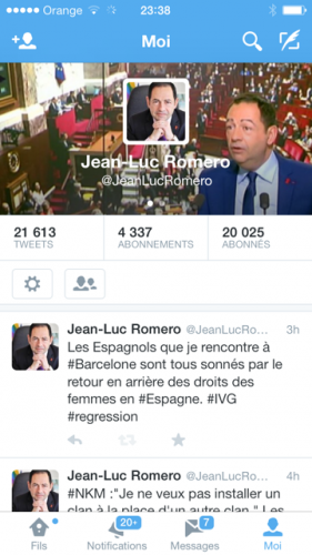 twitter,jean-luc romero,facebook