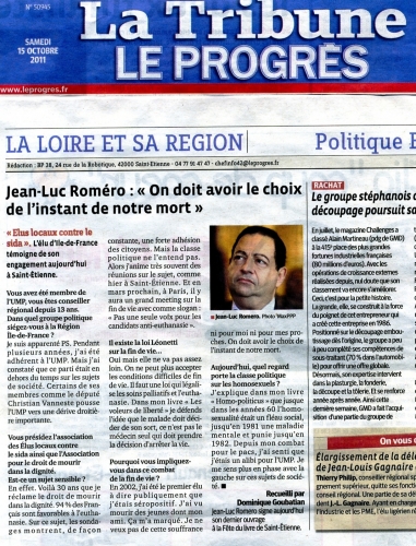 La tribune le progres Saint Etienne ROMERO.jpg