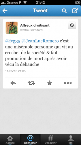 twitter,jean-luc romero,homophobie,londres