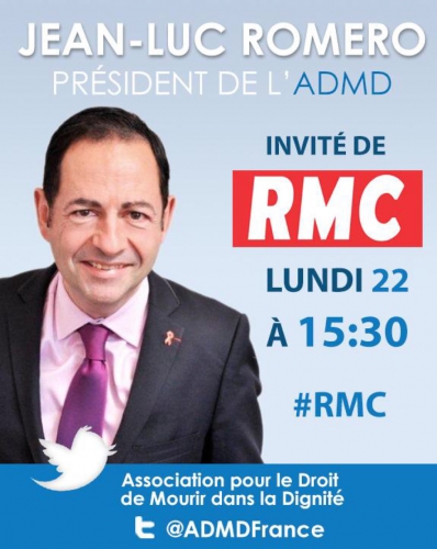 brigitte lahaie,jean-luc romero,rmc,admd,fin de vie